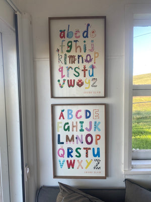 Lower Case Alphabest Print