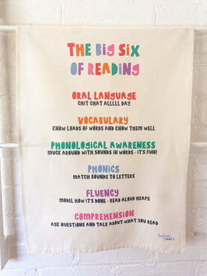 Literacy Lesson in a Tea Towel (set of 3)