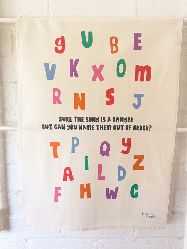 Literacy Lesson in a Tea Towel (set of 3)