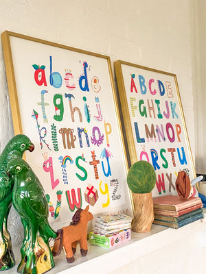 Lower Case Alphabest Print