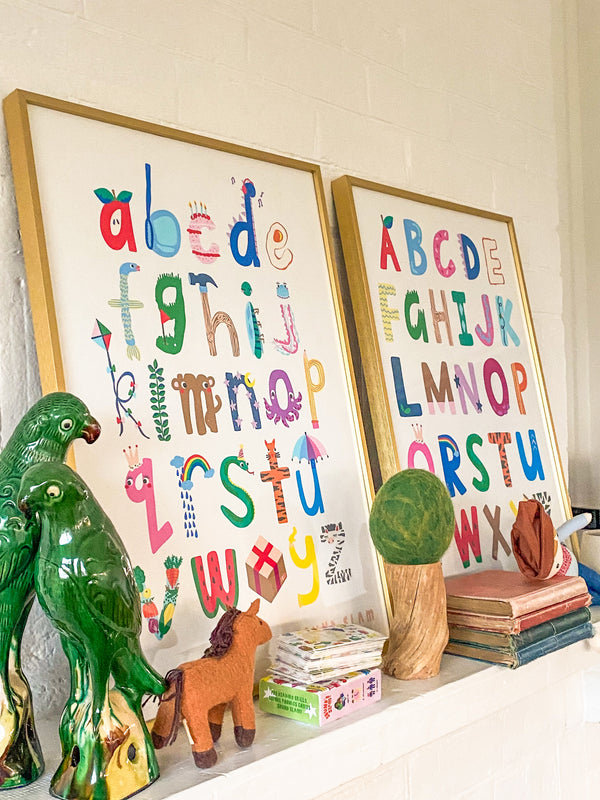 Lower Case Alphabest Print