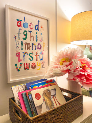 Lower Case Alphabest Print